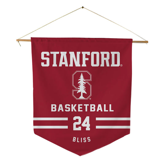 Stanford - NCAA Men's Basketball : Christian Bliss - Pennant - 18" x 21"-0