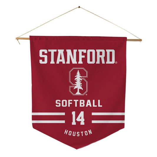 Stanford - NCAA Softball : Alyssa Houston - Pennant - 18" x 21"-0