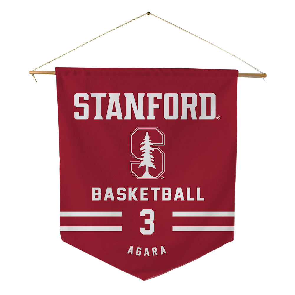 Stanford - NCAA Women's Basketball : Nunu Agara - Pennant - 18" x 21"-0