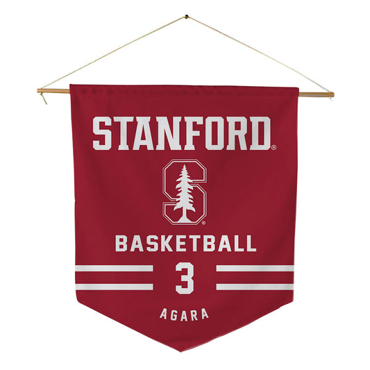 Stanford - NCAA Women's Basketball : Nunu Agara - Pennant - 18" x 21"-0