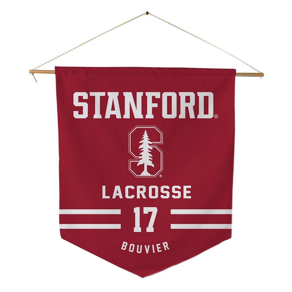 Stanford - NCAA Women's Lacrosse : Rylee Bouvier - Pennant - 18" x 21"-0