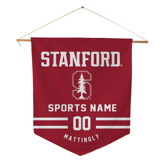Stanford - NCAA Football : Sam Mattingly - Pennant - 18" x 21"-0