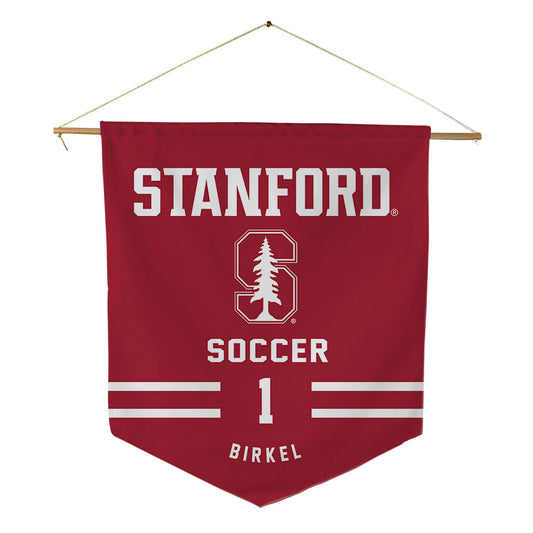 Stanford - NCAA Women's Soccer : Caroline Birkel - Pennant - 18" x 21"-0