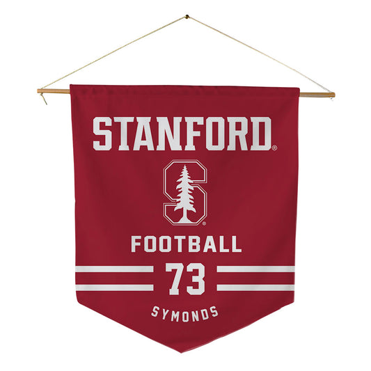 Stanford - NCAA Football : Charlie Symonds - Pennant - 18" x 21"-0