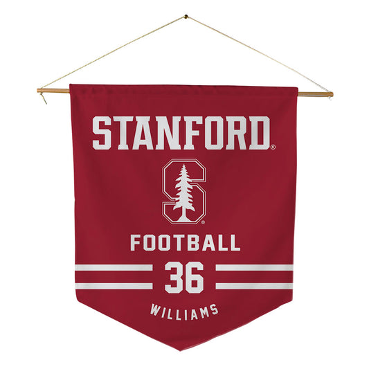 Stanford - NCAA Football : Tre Williams - Pennant - 18" x 21"-0