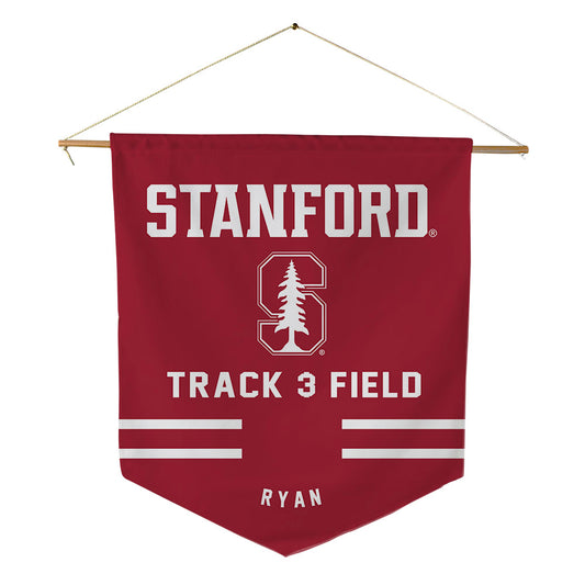 Stanford - NCAA Men's Track & Field : Zack Ryan - Pennant - 18" x 21"-0