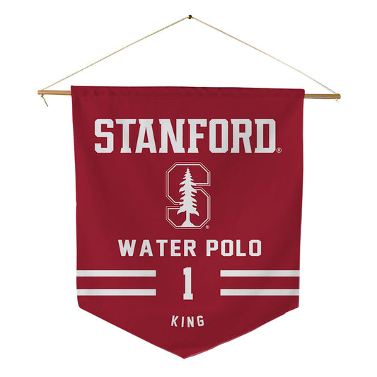 Stanford - NCAA Women's Water Polo : Jackie King - Pennant - 18" x 21"-0