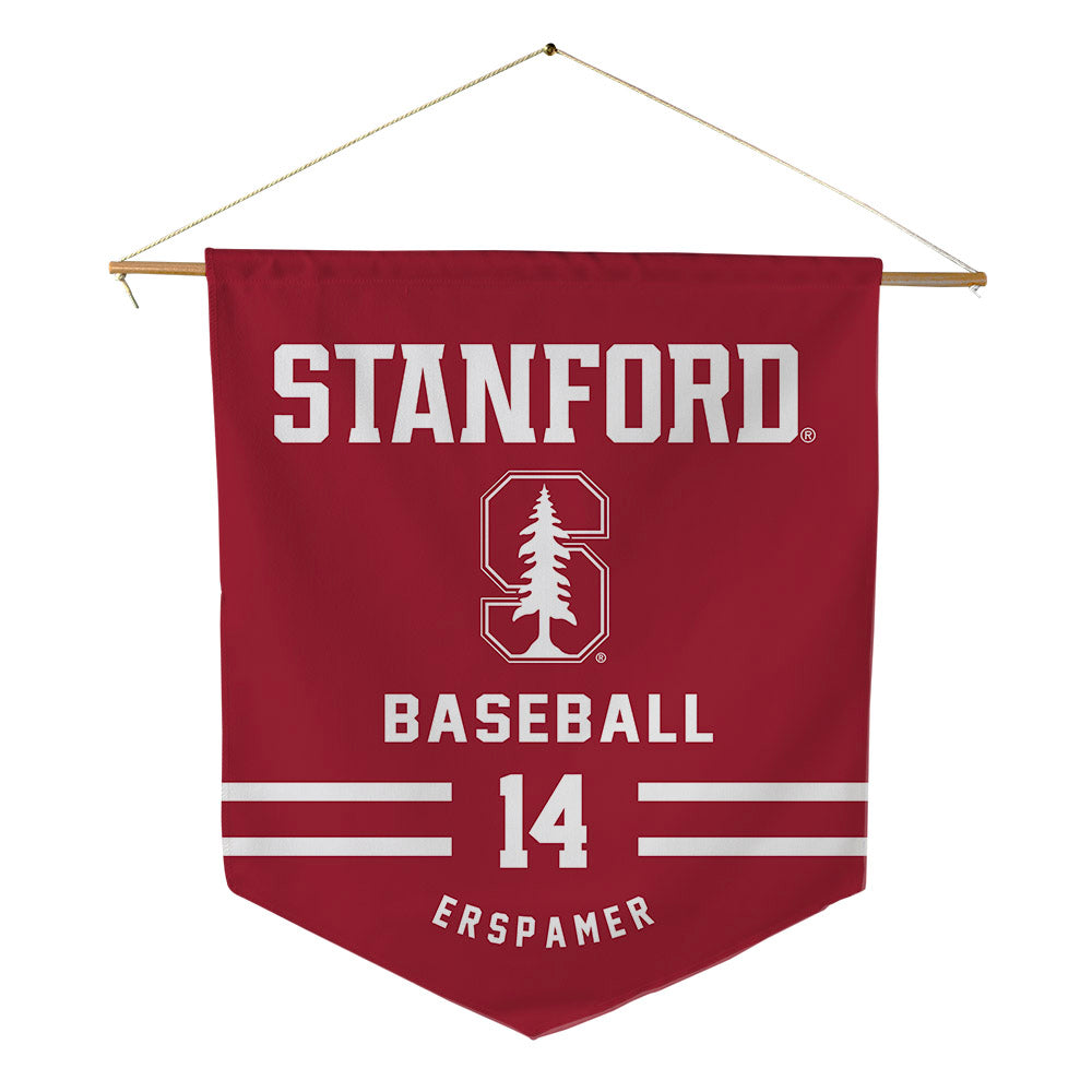 Stanford - NCAA Baseball : Mike Erspamer - Pennant - 18" x 21"-0