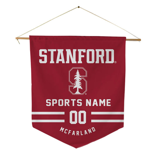 Stanford - NCAA Men's Water Polo : Chase Mcfarland - Pennant - 18" x 21"-0