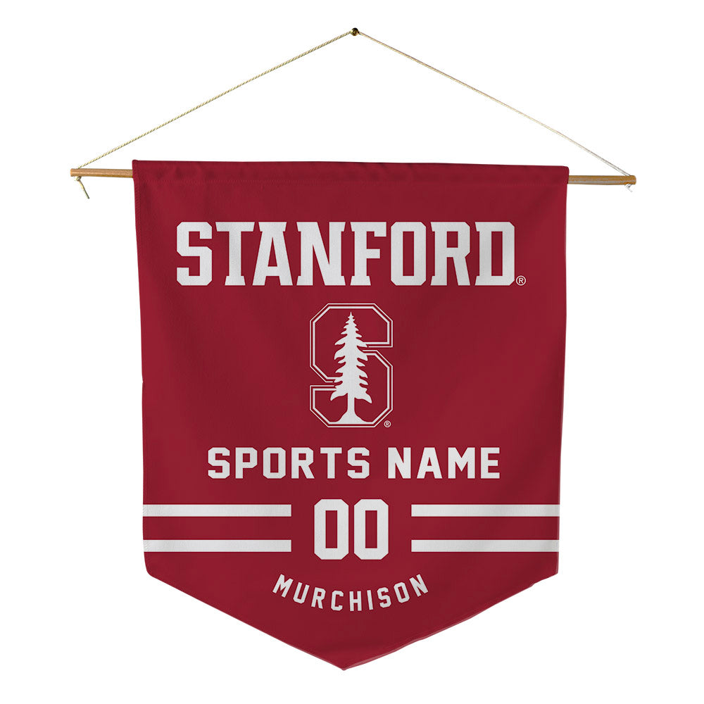 Stanford - NCAA Softball : Ella Murchison - Pennant - 18" x 21"-0