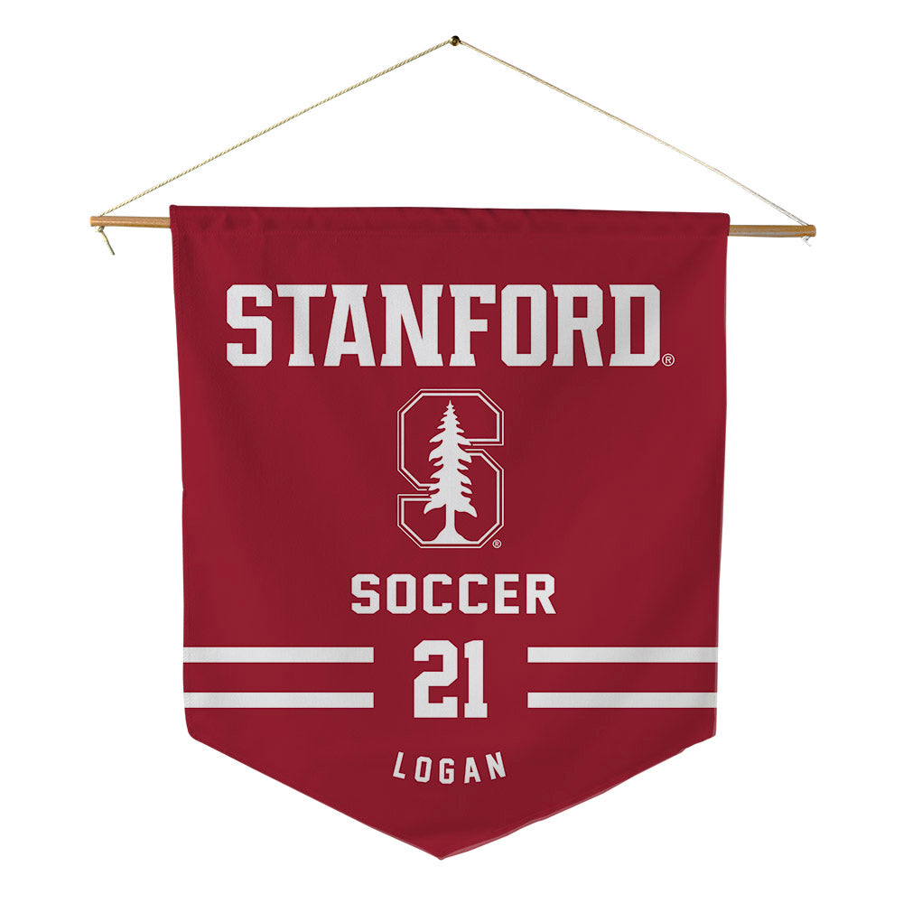 Stanford - NCAA Men's Soccer : Dillon Logan - Pennant - 18" x 21"-0
