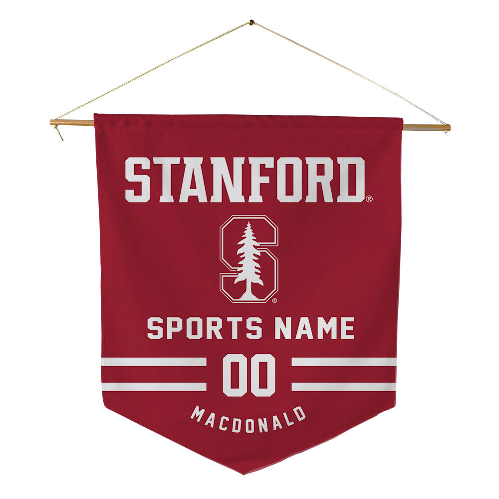 Stanford - NCAA Baseball : Cort MacDonald - Pennant - 18" x 21"-0