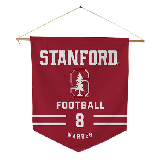 Stanford - NCAA Football : Davis Warren - Pennant - 18" x 21"-0