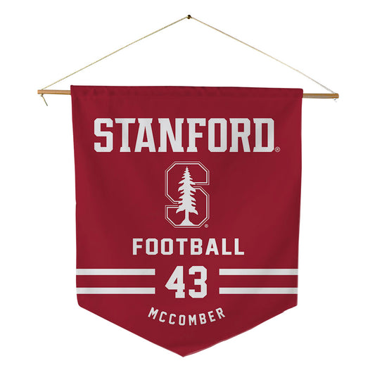 Stanford - NCAA Football : Landon McComber - Pennant - 18" x 21"-0