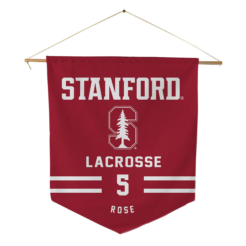 Stanford - NCAA Women's Lacrosse : Olivia Rose - Pennant - 18" x 21"-0