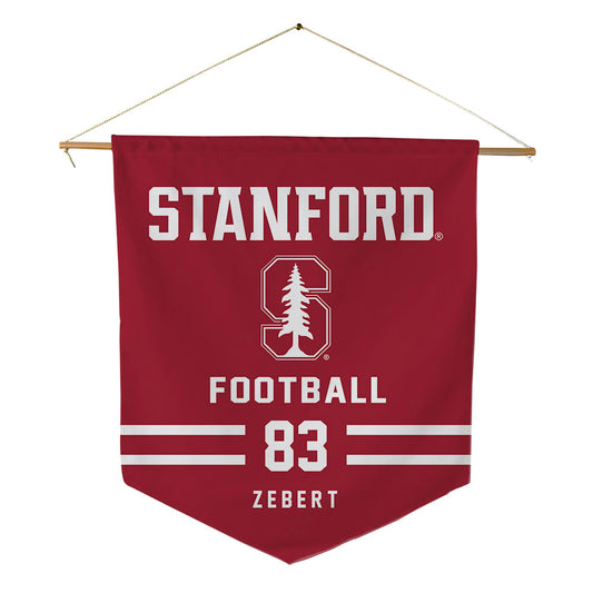 Stanford - NCAA Football : Reiman Zebert - Pennant - 18" x 21"-0