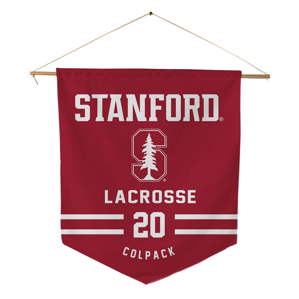 Stanford - NCAA Women's Lacrosse : Anna Colpack - Pennant - 18" x 21"-0
