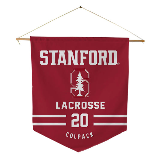 Stanford - NCAA Women's Lacrosse : Anna Colpack - Pennant - 18" x 21"-0