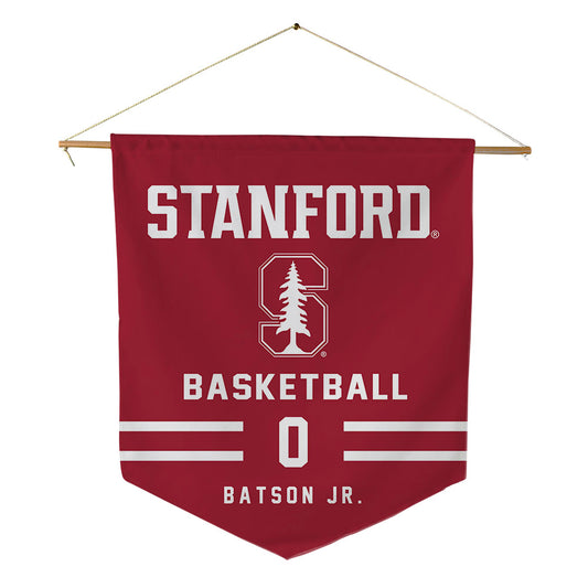 Stanford - NCAA Men's Basketball : Anthony Batson Jr. - Pennant - 18" x 21"-0