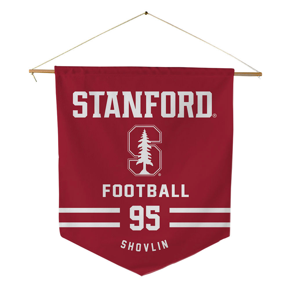 Stanford - NCAA Football : Adam Shovlin - Pennant - 18" x 21"-0