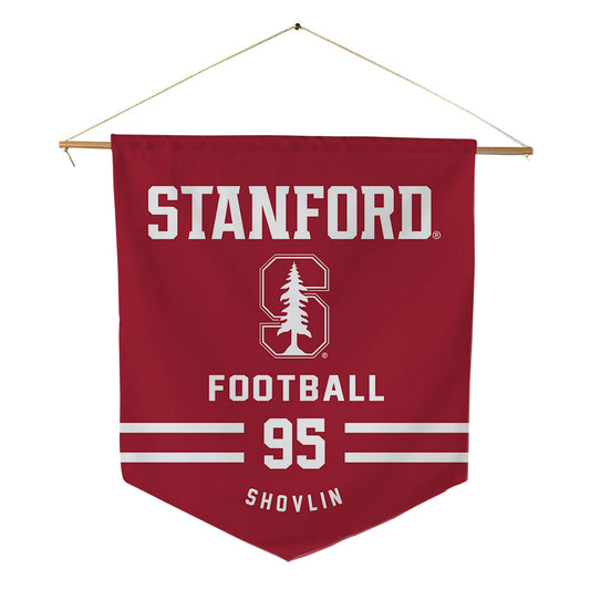 Stanford - NCAA Football : Adam Shovlin - Pennant - 18" x 21"-0