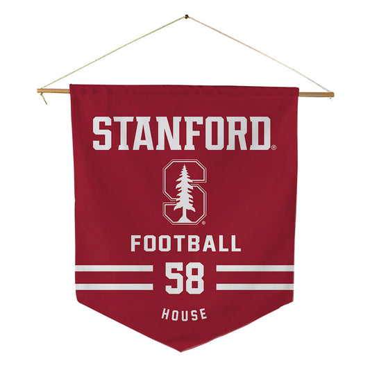 Stanford - NCAA Football : kahlil house - Pennant - 18" x 21"-0