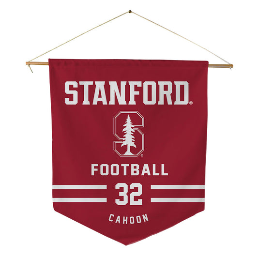 Stanford - NCAA Football : Chase Cahoon - Pennant - 18" x 21"-0