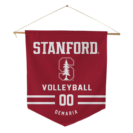 Stanford - NCAA Women's Volleyball : Kaci Demaria - Pennant - 18" x 21"-0