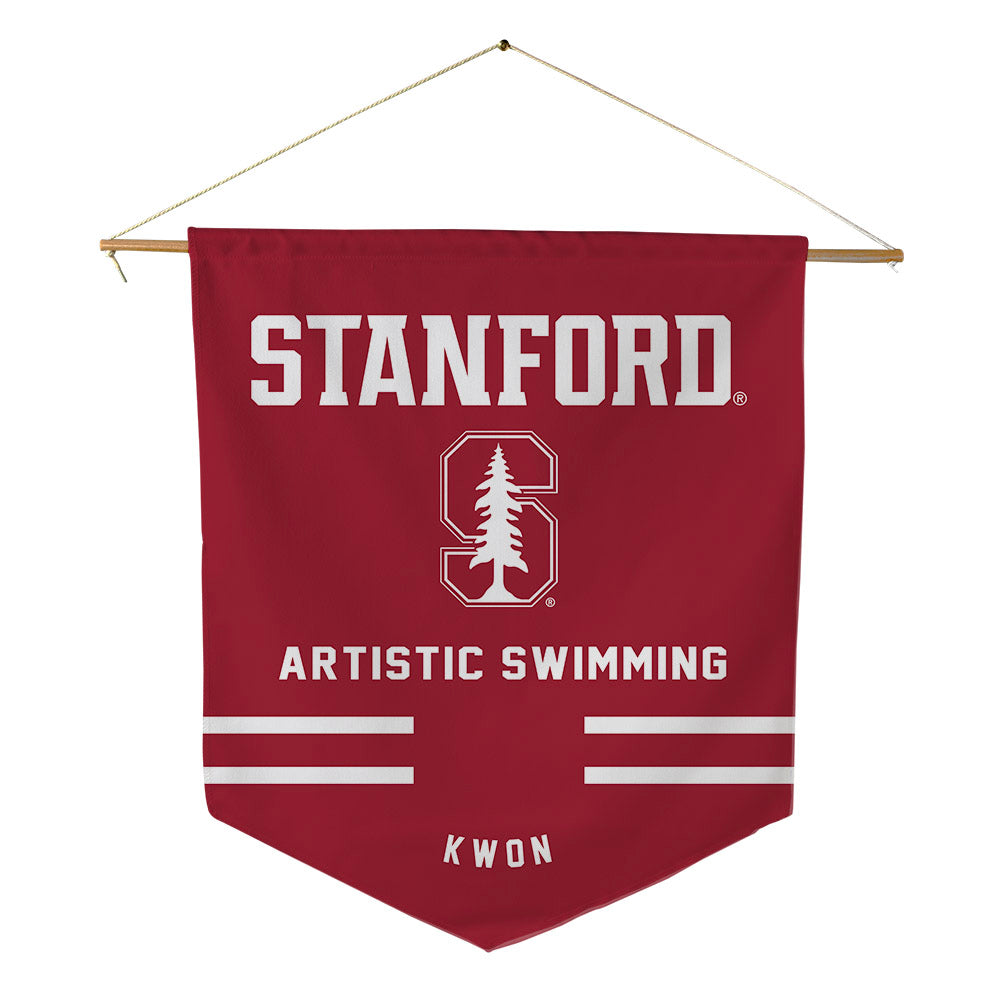 Stanford - NCAA Women's Artistic Swimming : Audrey Kwon - Pennant - 18" x 21"-0