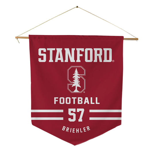Stanford - NCAA Football : Kole Briehler - Pennant - 18" x 21"-0