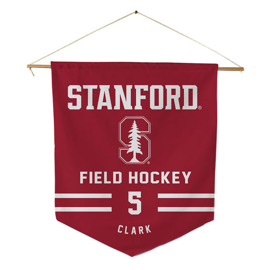 Stanford - NCAA Women's Field Hockey : Mia Clark - Pennant - 18" x 21"-0