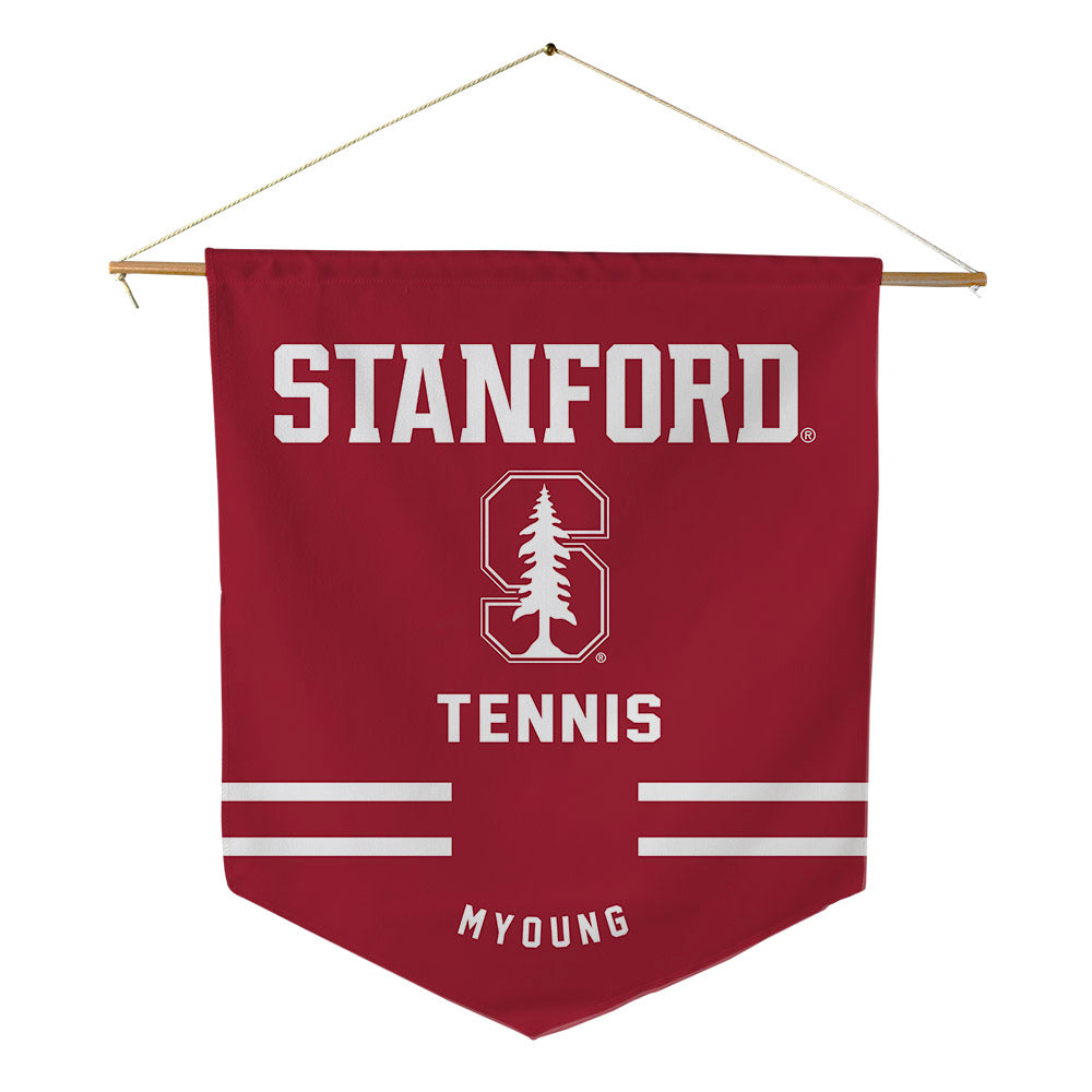 Stanford - NCAA Women's Tennis : Sein Myoung - Pennant - 18" x 21"-0