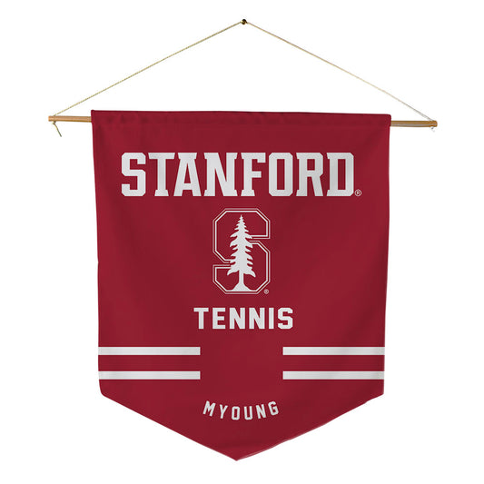 Stanford - NCAA Women's Tennis : Sein Myoung - Pennant - 18" x 21"-0