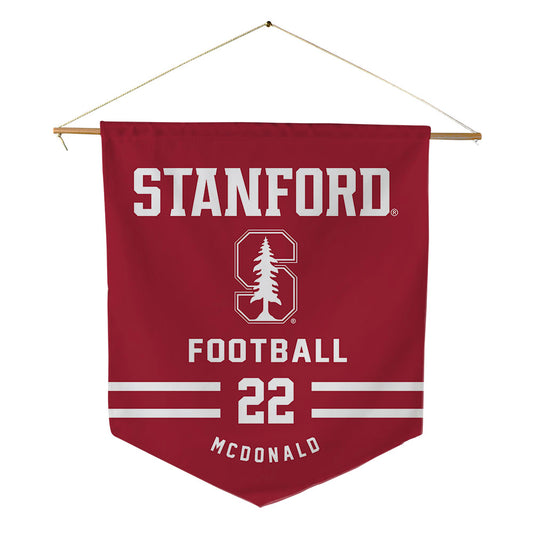 Stanford - NCAA Football : Zaiden McDonald - Pennant - 18" x 21"-0