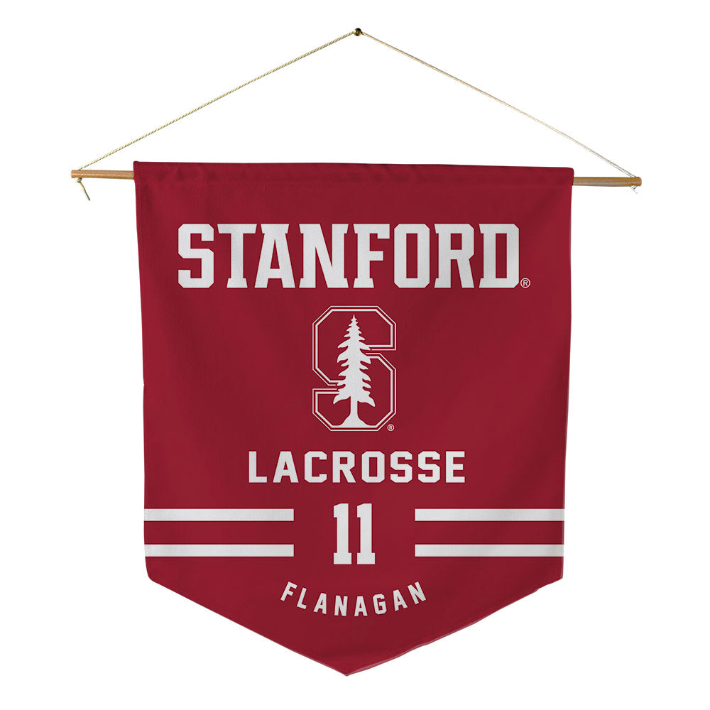 Stanford - NCAA Women's Lacrosse : Mae Flanagan - Pennant - 18" x 21"-0