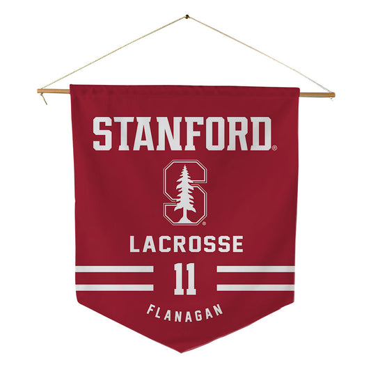 Stanford - NCAA Women's Lacrosse : Mae Flanagan - Pennant - 18" x 21"-0