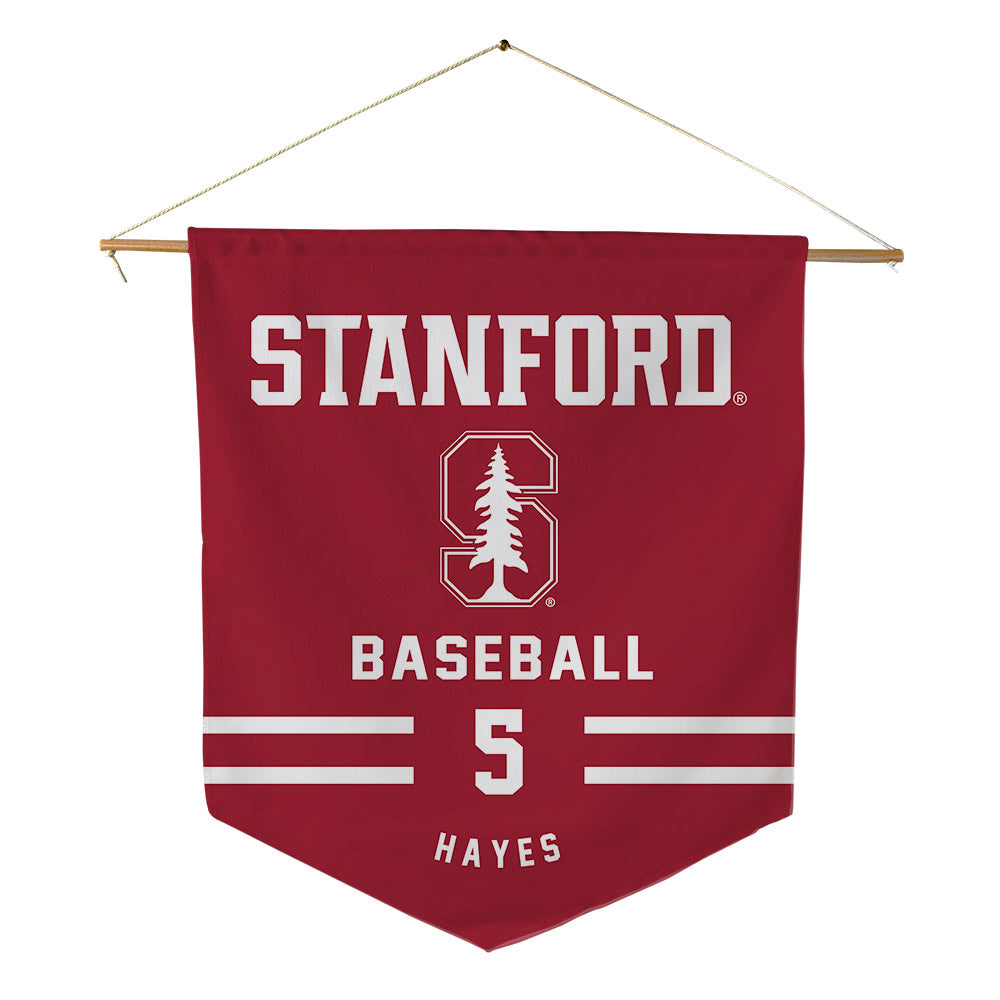 Stanford - NCAA Baseball : Rashad Hayes - Pennant - 18" x 21"-0