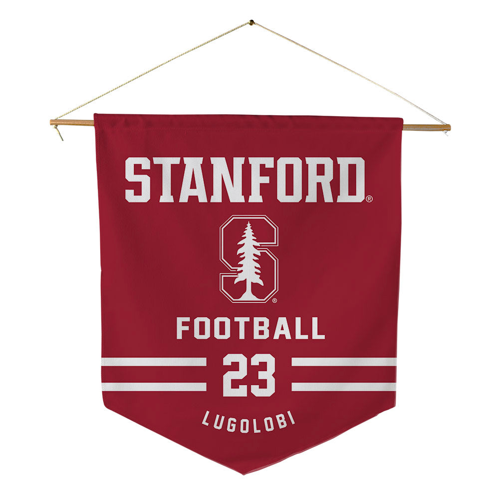 Stanford - NCAA Football : Wassie Lugolobi - Pennant - 18" x 21"-0