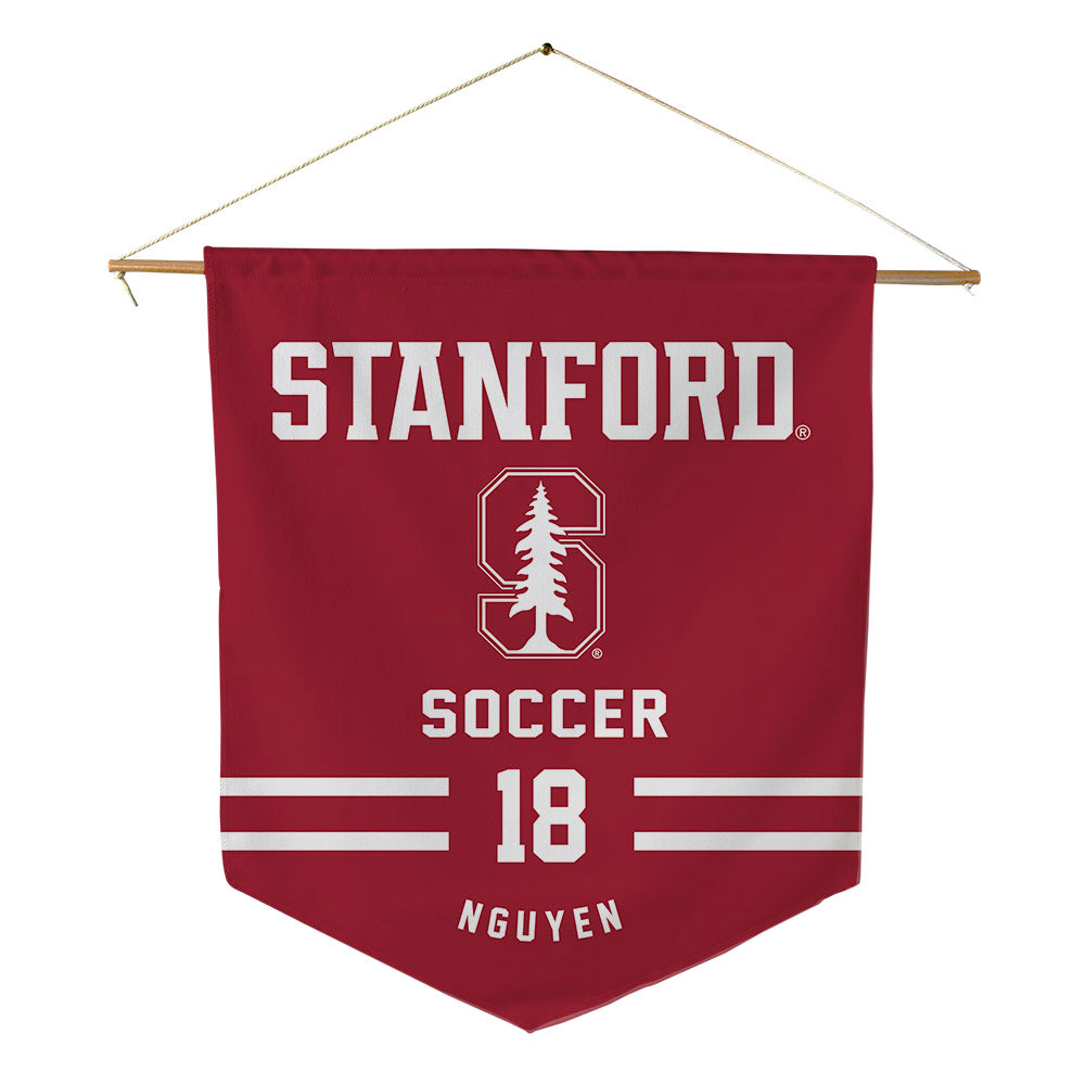 Stanford - NCAA Women's Soccer : Y-Lan Nguyen - Pennant - 18" x 21"-0