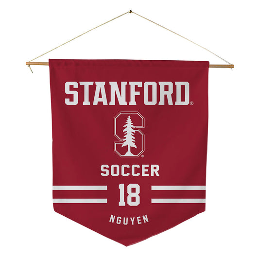 Stanford - NCAA Women's Soccer : Y-Lan Nguyen - Pennant - 18" x 21"-0