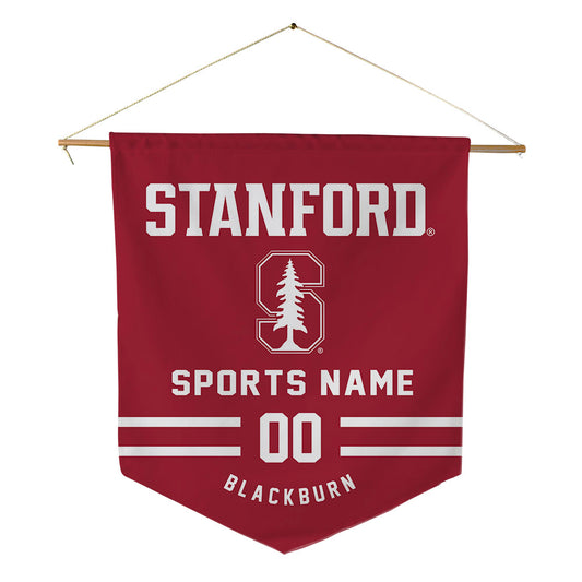 Stanford - NCAA Football : Benjamin Blackburn - Pennant - 18" x 21"-0