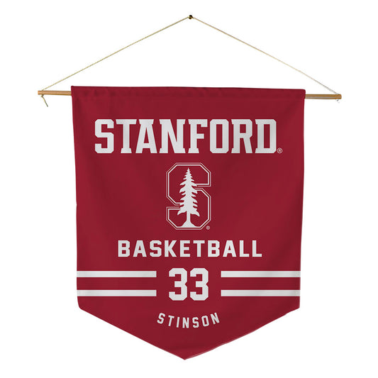 Stanford - NCAA Men's Basketball : Evan Stinson - Pennant - 18" x 21"-0