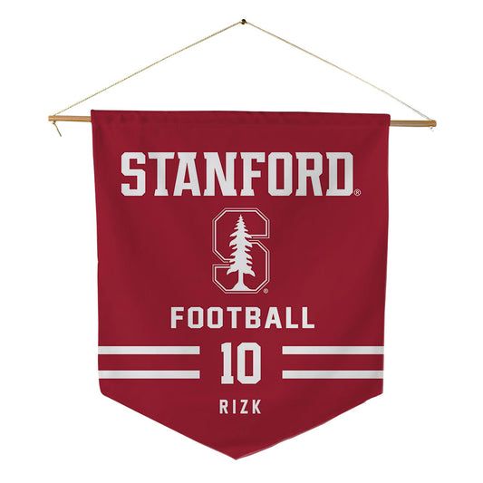 Stanford - NCAA Football : Dylan Rizk - Pennant - 18" x 21"-0