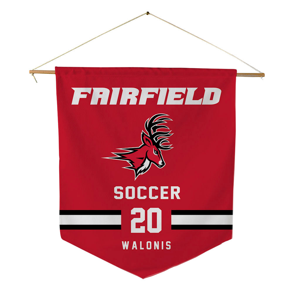 Fairfield - NCAA Women's Soccer : Brooke Walonis - Pennant - 18" x 21"-0