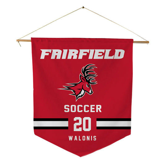 Fairfield - NCAA Women's Soccer : Brooke Walonis - Pennant - 18" x 21"-0
