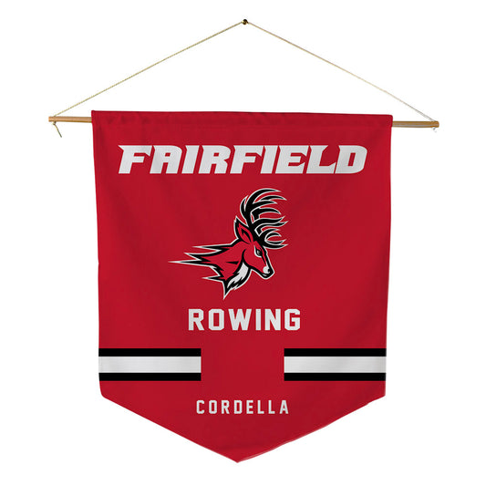 Fairfield - NCAA Men's Rowing : Andrew Cordella - Pennant - 18" x 21"-0