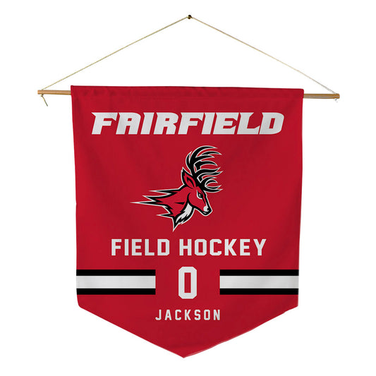 Fairfield - NCAA Women's Field Hockey : Paige Jackson - Pennant - 18" x 21"-0