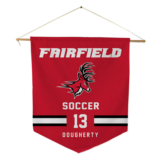 Fairfield - NCAA Men's Soccer : Cole Dougherty - Pennant - 18" x 21"-0