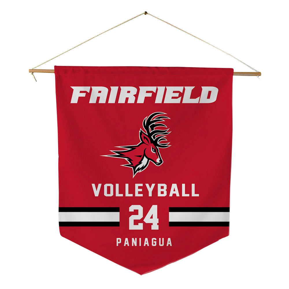 Fairfield - NCAA Women's Volleyball : Ella Paniagua - Pennant - 18" x 21"-0