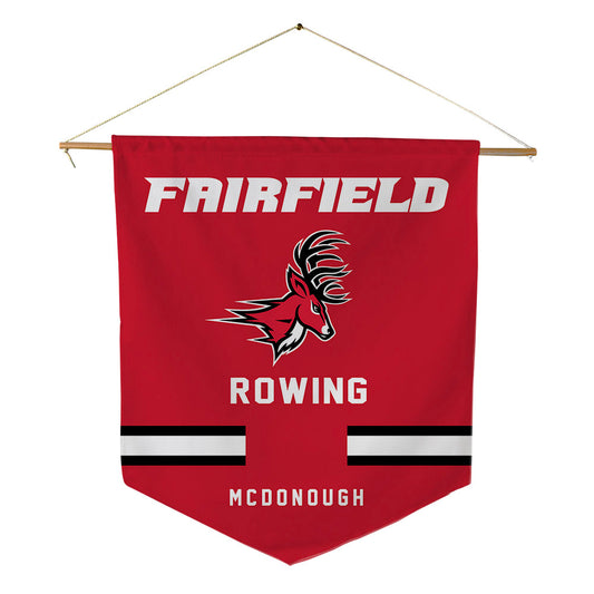 Fairfield - NCAA Women's Rowing : Grace McDonough - Pennant - 18" x 21"-0
